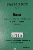 Erco-Erco Parts List 48 inch C Type Automatic Punching and Riveting Machine Manual-48\"-C-Type-01